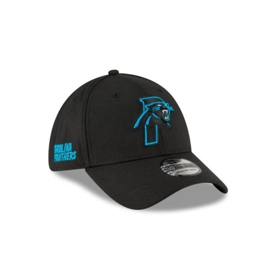 Blue Carolina Panthers Hat - New Era NFL Logo Mix 39THIRTY Stretch Fit Caps USA4321968